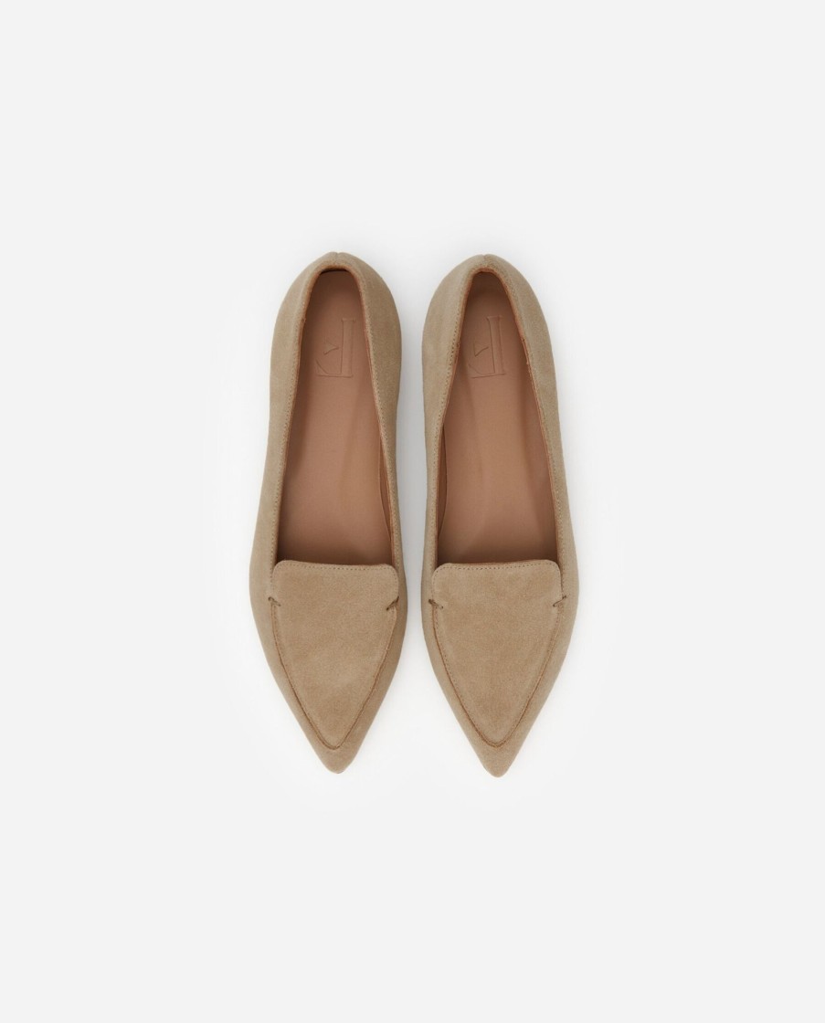 Sko Flattered | Alex Suede Beige