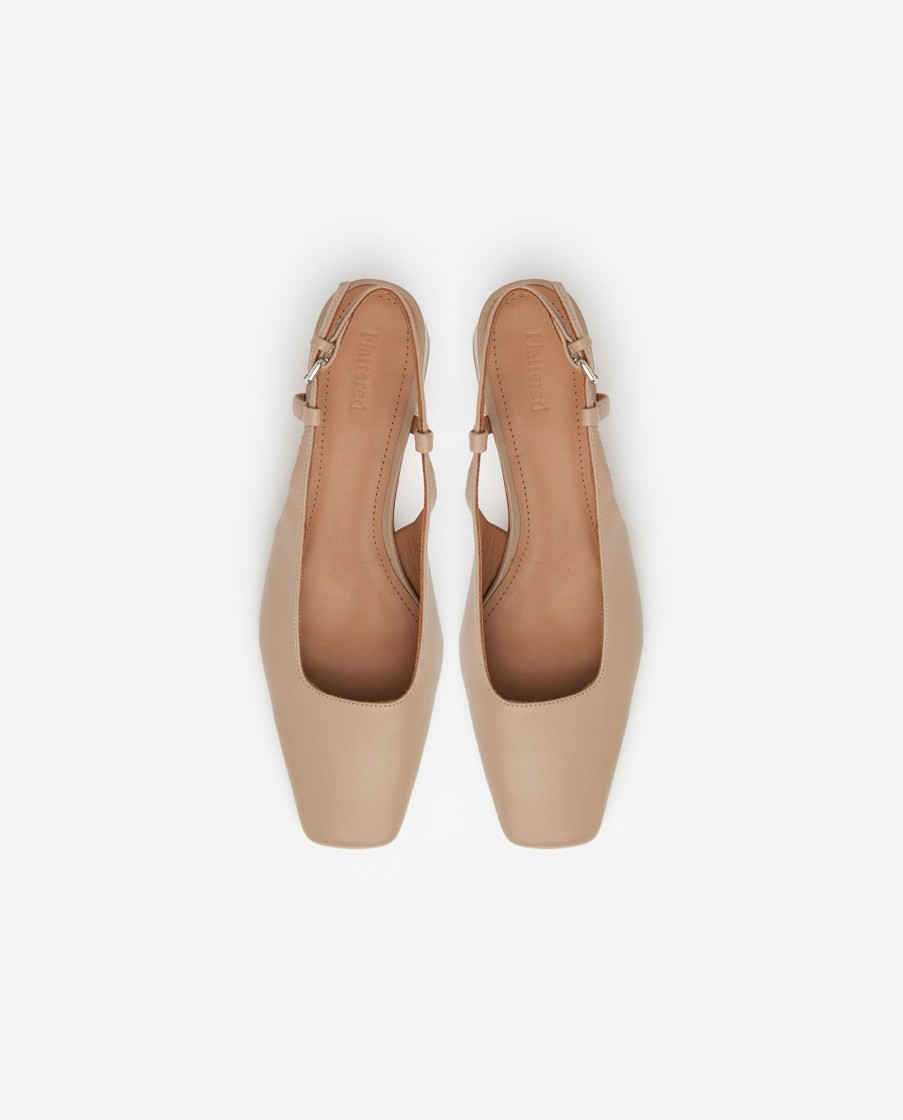 Sko Flattered | Elin Laeder Beige