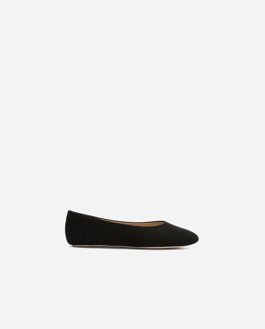 Sko Flattered | Nina Suede Sort