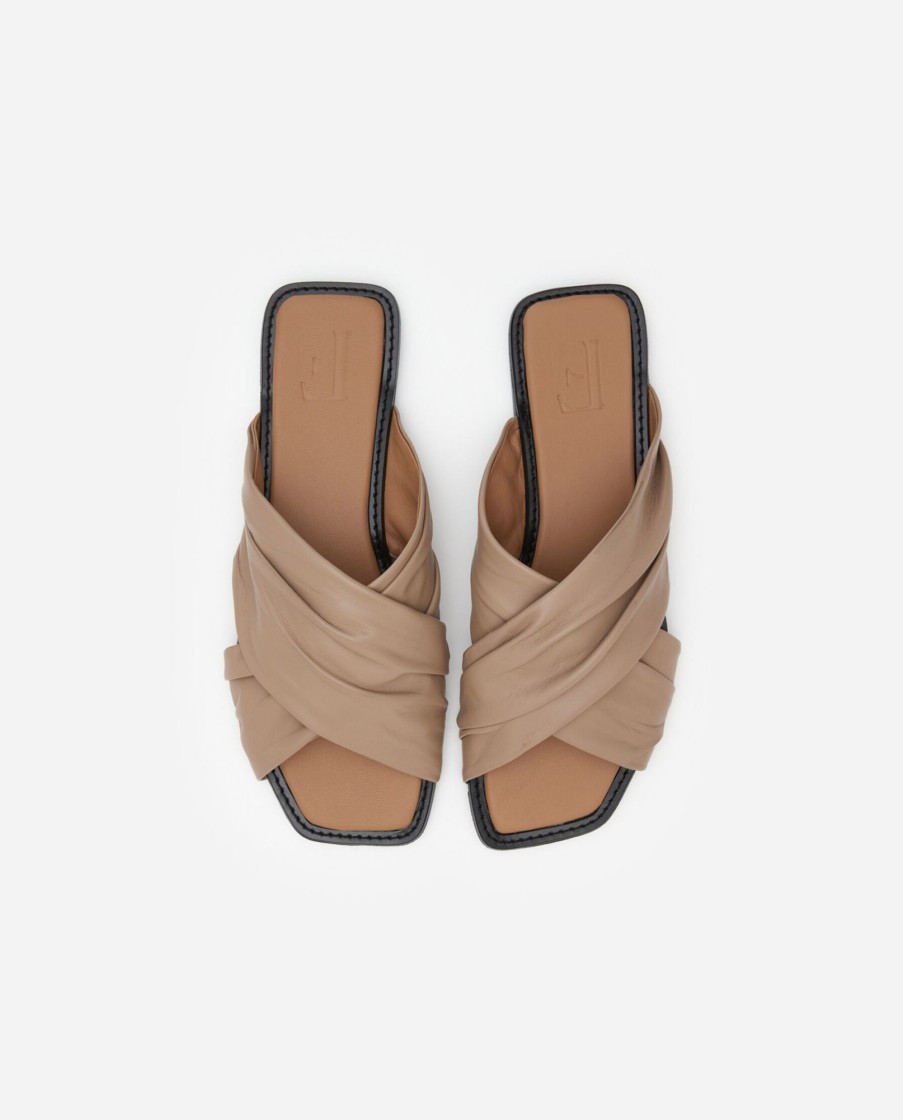 Sko Flattered | Gabriella Laeder Beige